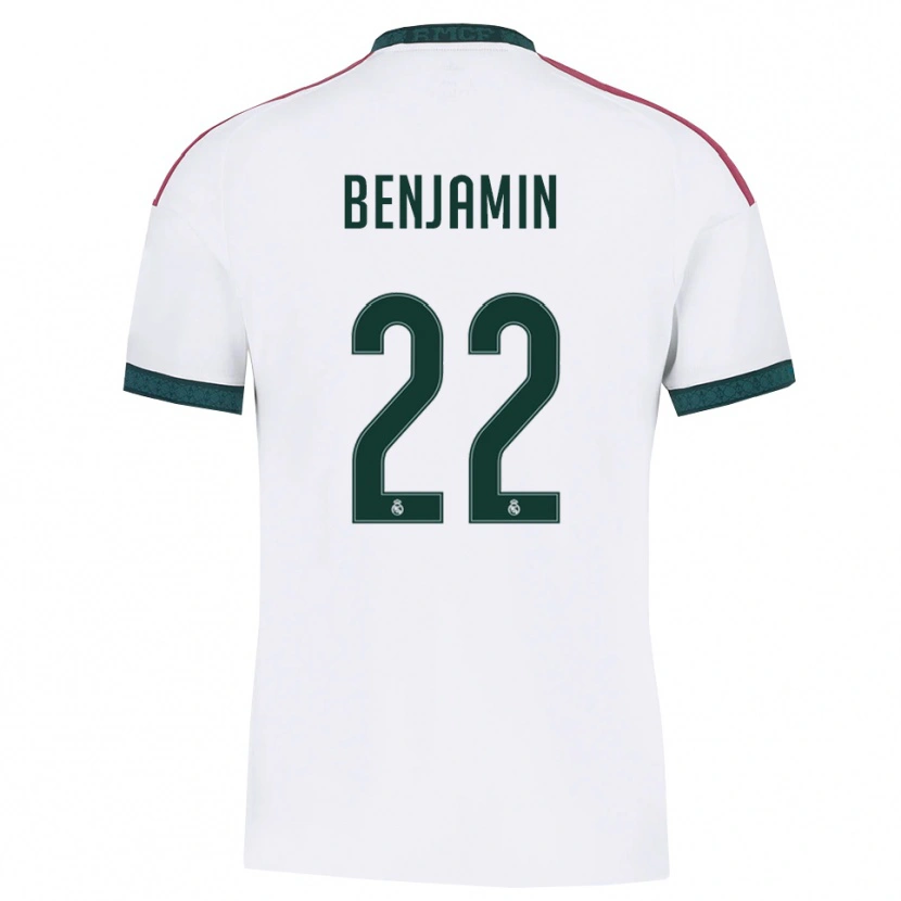 Danxen Femme Maillot Emanuel Benjamín De Santana Balbinot #22 Vert Foncé Blanc Rouge Tenues Domicile 2026/27 T-Shirt
