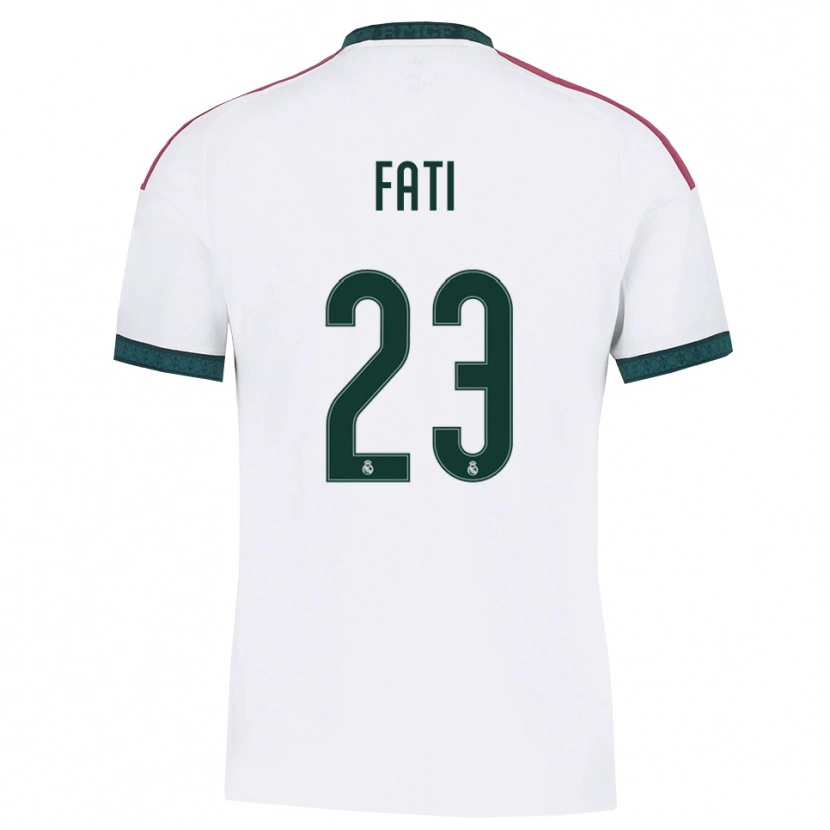 Danxen Femme Maillot Lamini Fati #23 Vert Foncé Blanc Rouge Tenues Domicile 2026/27 T-Shirt