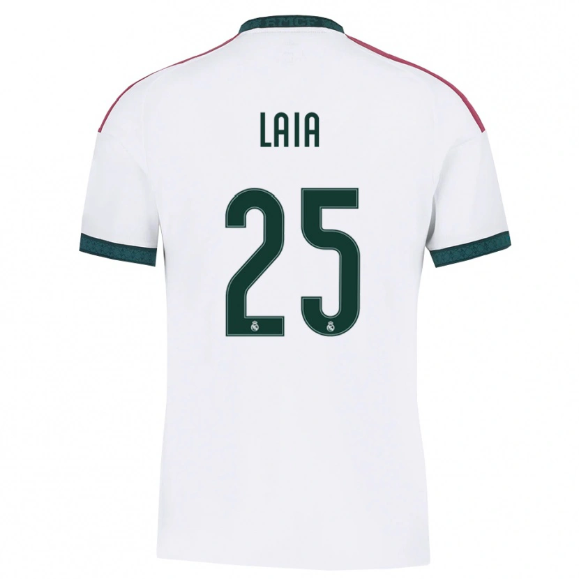 Danxen Femme Maillot Laia López De La Morena #25 Vert Foncé Blanc Rouge Tenues Domicile 2026/27 T-Shirt