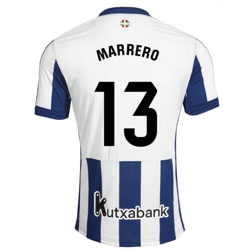 Danxen Femme Maillot Unai Marrero #13 Bleu Marine Blanc Goldenrod Tenues Domicile 2026/27 T-Shirt