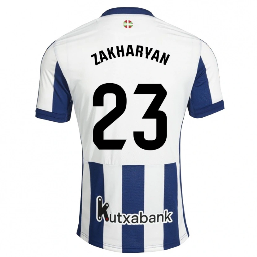 Danxen Femme Maillot Arsen Zakharyan #23 Bleu Marine Blanc Goldenrod Tenues Domicile 2026/27 T-Shirt