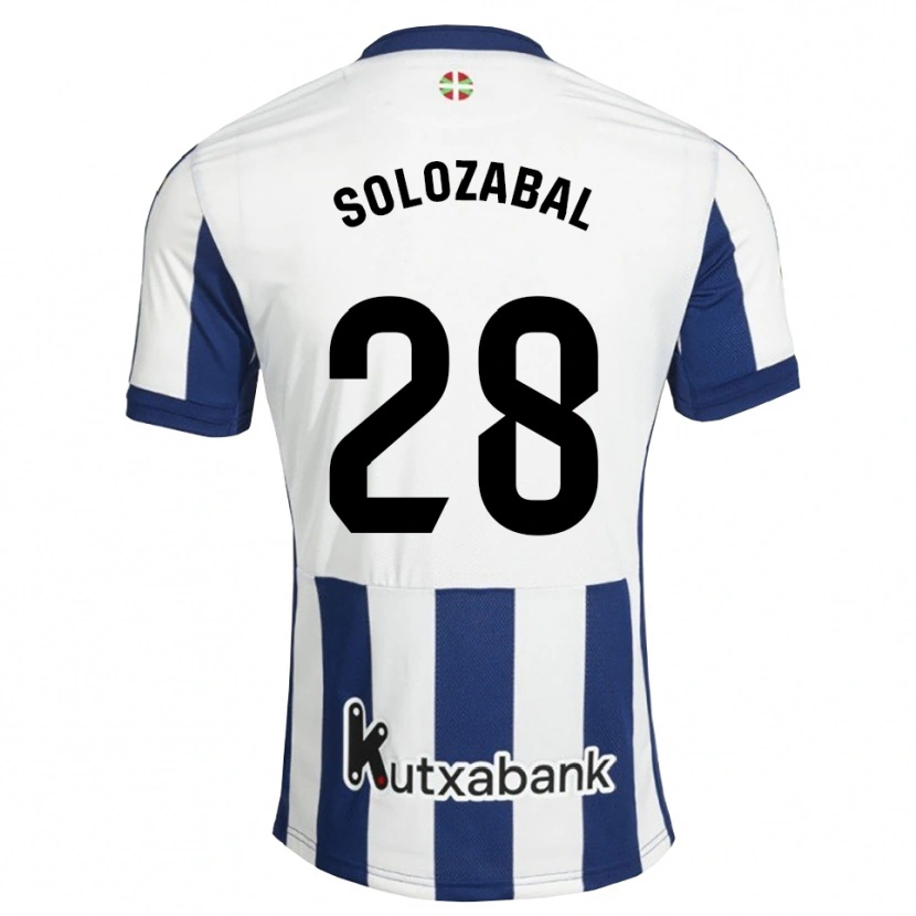 Danxen Femme Maillot Malen Solozabal Ibarra #28 Bleu Marine Blanc Goldenrod Tenues Domicile 2026/27 T-Shirt