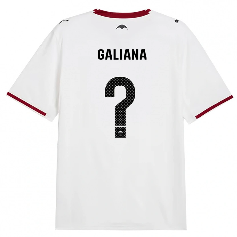 Danxen Femme Maillot Omar Galiana #0 Noir Blanc Rouge Jaune Tenues Domicile 2026/27 T-Shirt