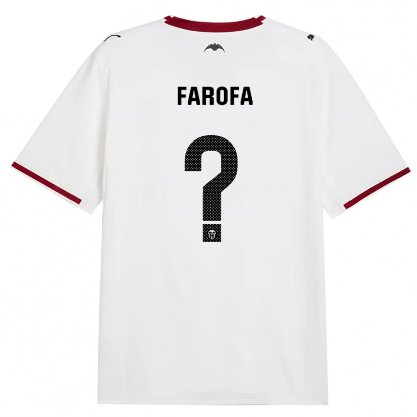 Danxen Femme Maillot Rodrigo Farofa #0 Noir Blanc Rouge Jaune Tenues Domicile 2026/27 T-Shirt