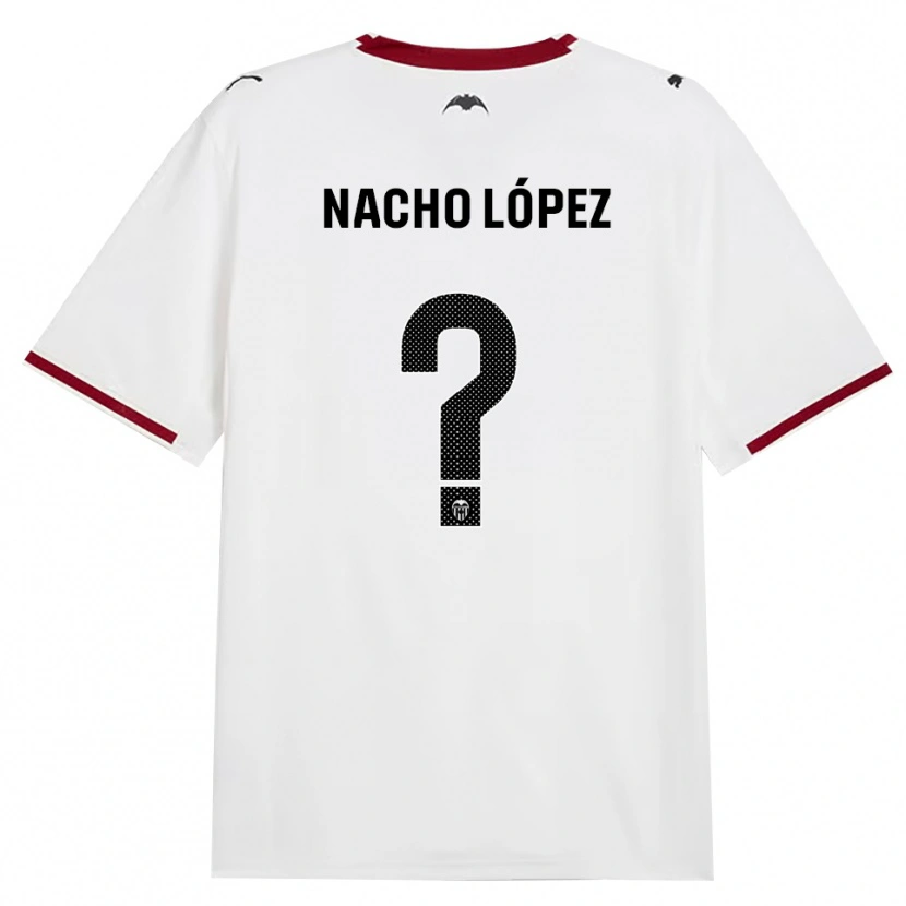 Danxen Femme Maillot Nacho López #0 Noir Blanc Rouge Jaune Tenues Domicile 2026/27 T-Shirt