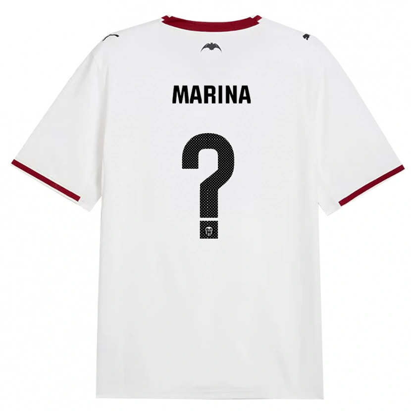 Danxen Femme Maillot Marina Llacer Muñoz #0 Noir Blanc Rouge Jaune Tenues Domicile 2026/27 T-Shirt