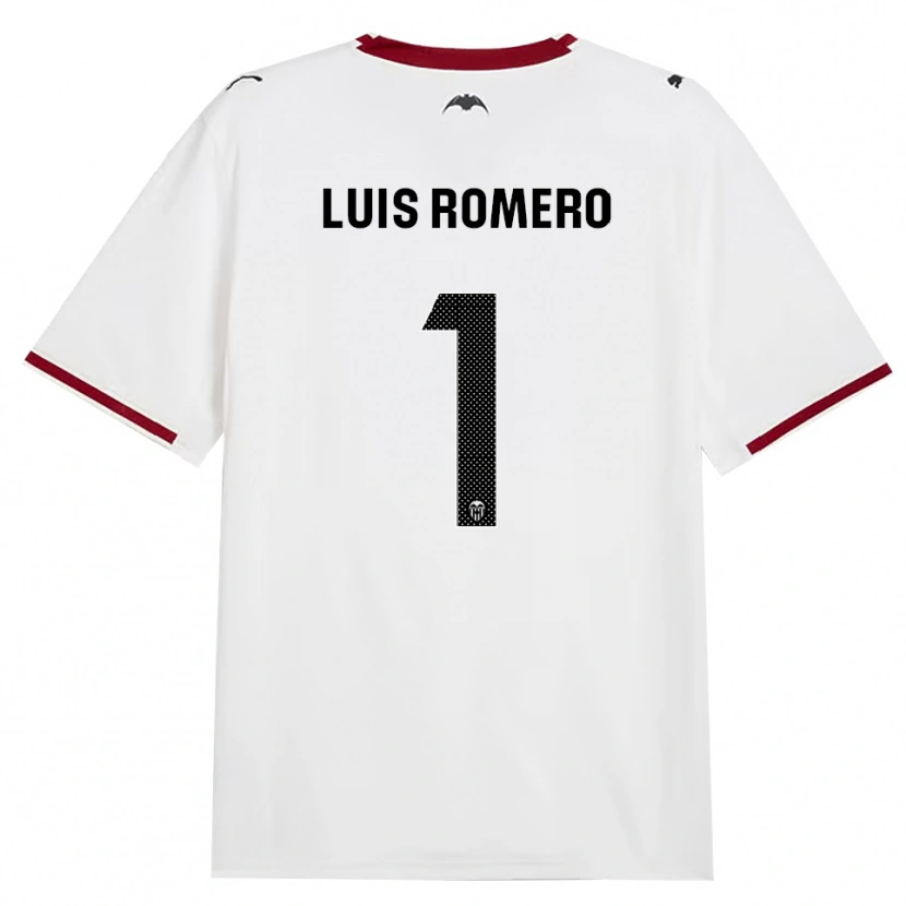Danxen Femme Maillot Luis Romero #1 Noir Blanc Rouge Jaune Tenues Domicile 2026/27 T-Shirt