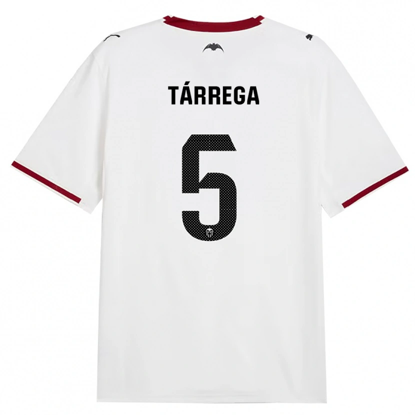 Danxen Femme Maillot César Tárrega #5 Noir Blanc Rouge Jaune Tenues Domicile 2026/27 T-Shirt