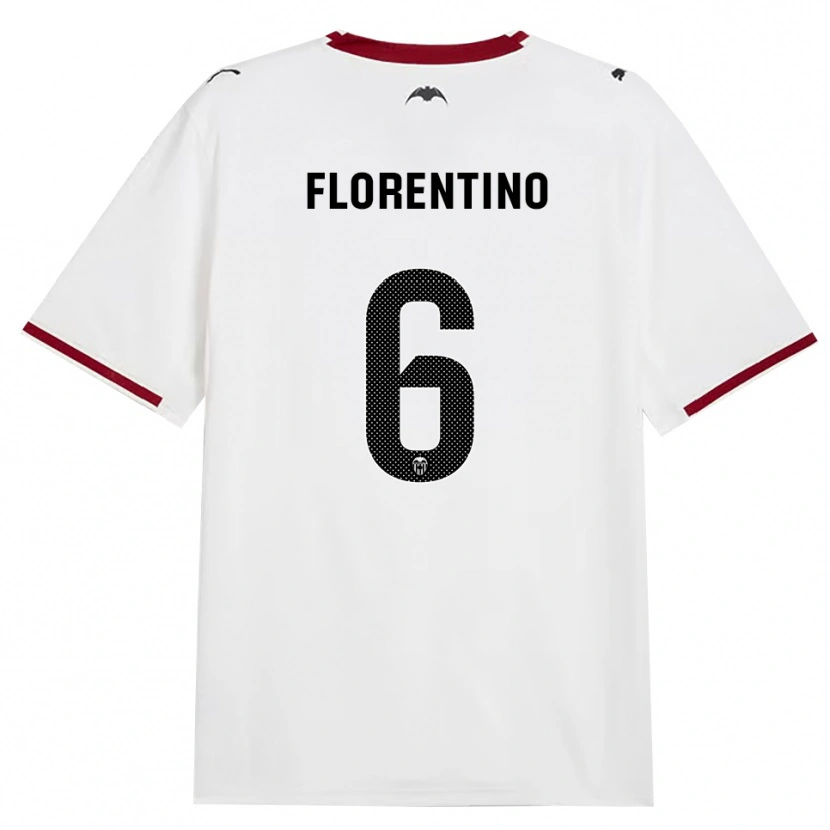 Danxen Femme Maillot Claudia Florentino #6 Noir Blanc Rouge Jaune Tenues Domicile 2026/27 T-Shirt