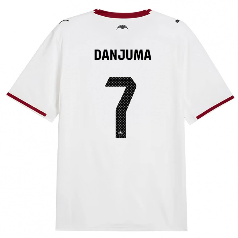 Danxen Femme Maillot Arnaut Danjuma #7 Noir Blanc Rouge Jaune Tenues Domicile 2026/27 T-Shirt
