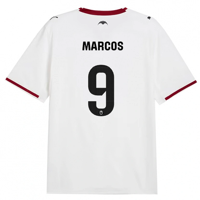 Danxen Femme Maillot Ana Marcos #9 Noir Blanc Rouge Jaune Tenues Domicile 2026/27 T-Shirt