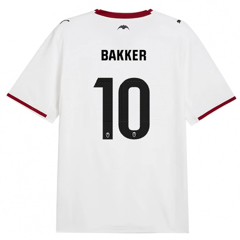 Danxen Femme Maillot Linda Bakker #10 Noir Blanc Rouge Jaune Tenues Domicile 2026/27 T-Shirt