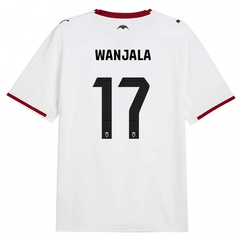 Danxen Femme Maillot Amos Wanjala #17 Noir Blanc Rouge Jaune Tenues Domicile 2026/27 T-Shirt