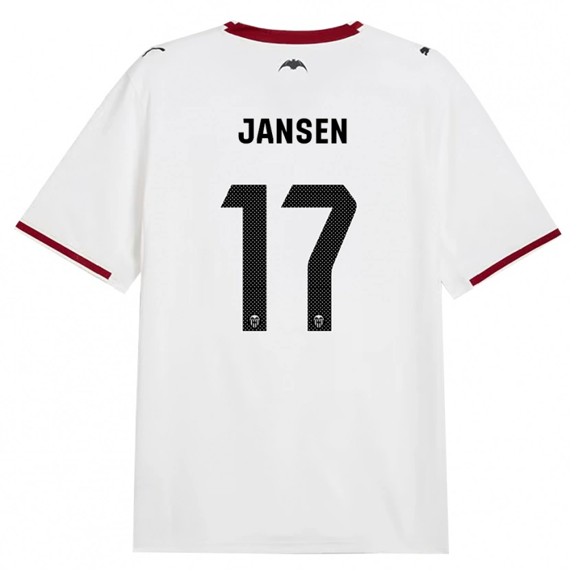 Danxen Femme Maillot Ellen Jansen #17 Noir Blanc Rouge Jaune Tenues Domicile 2026/27 T-Shirt