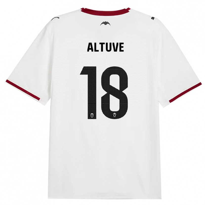 Danxen Femme Maillot Oriana Altuve #18 Noir Blanc Rouge Jaune Tenues Domicile 2026/27 T-Shirt