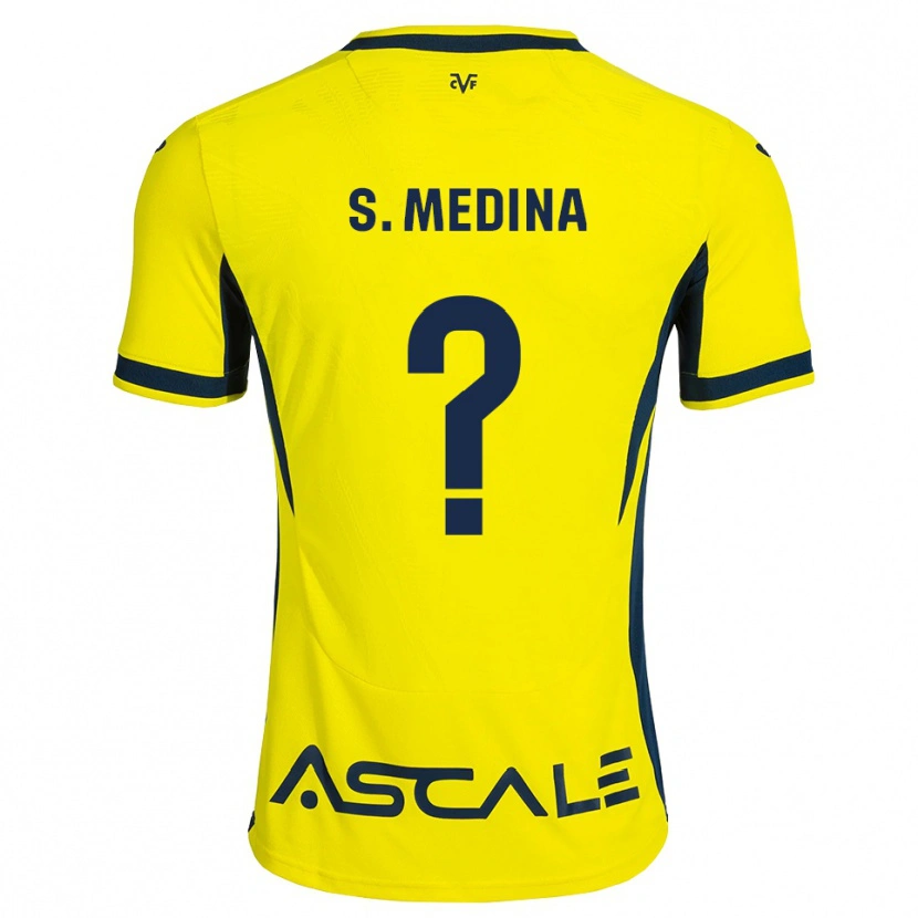 Danxen Femme Maillot Sara Medina #0 Jaune Noir Rouge Tenues Domicile 2026/27 T-Shirt