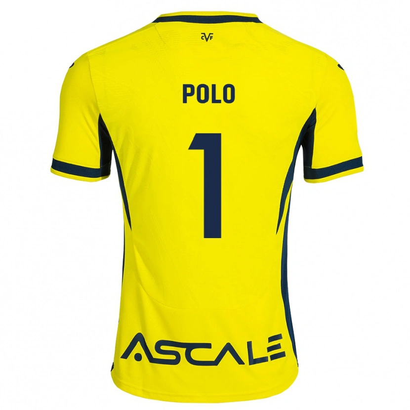 Danxen Femme Maillot Pau Polo #1 Jaune Noir Rouge Tenues Domicile 2026/27 T-Shirt