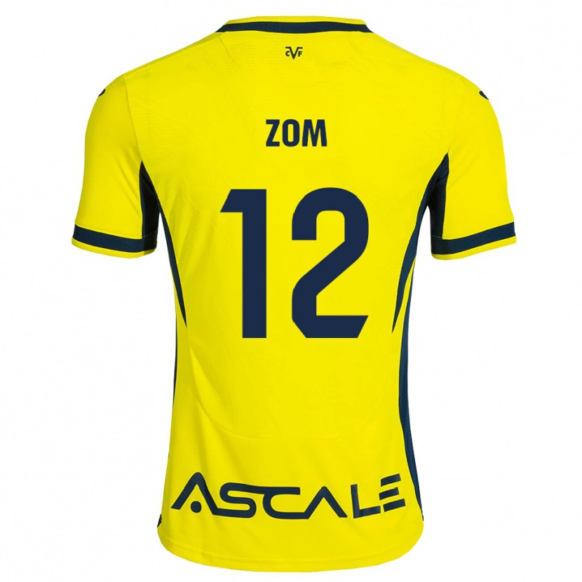 Danxen Femme Maillot Ludo Zom #12 Jaune Noir Rouge Tenues Domicile 2026/27 T-Shirt