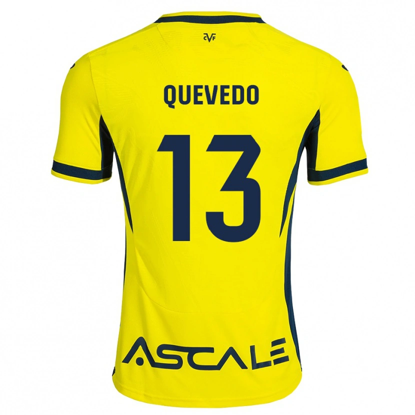 Danxen Femme Maillot Alex Quevedo #13 Jaune Noir Rouge Tenues Domicile 2026/27 T-Shirt