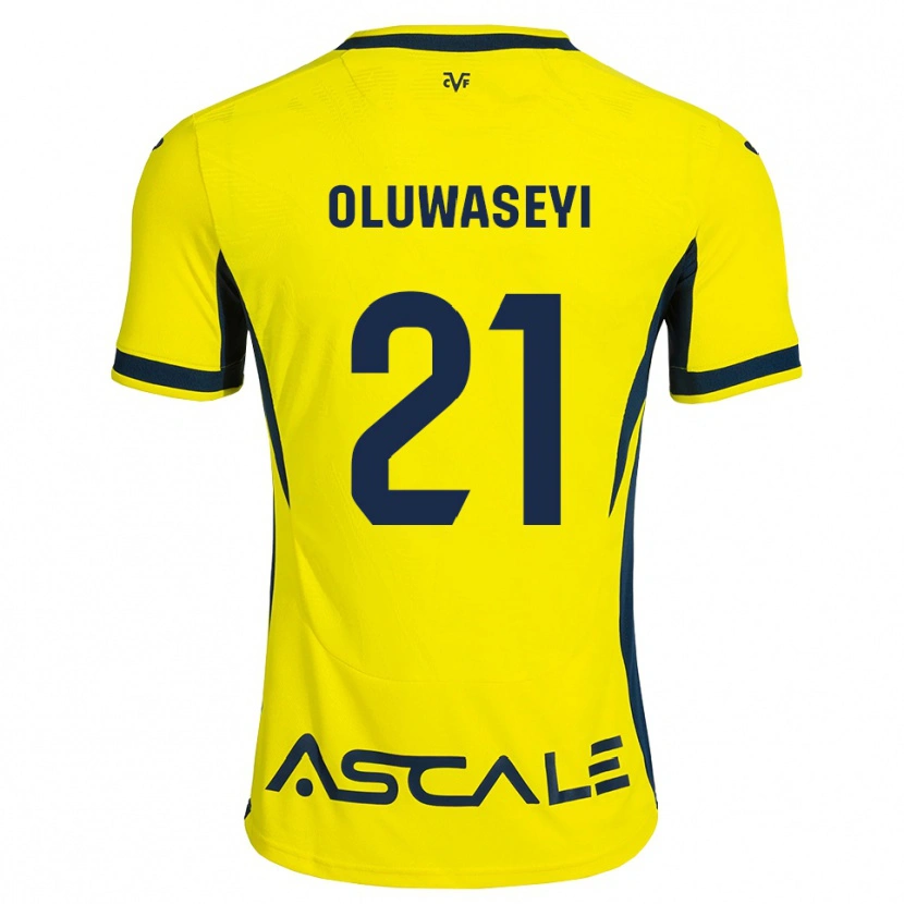 Danxen Femme Maillot Tani Oluwaseyi #21 Jaune Noir Rouge Tenues Domicile 2026/27 T-Shirt