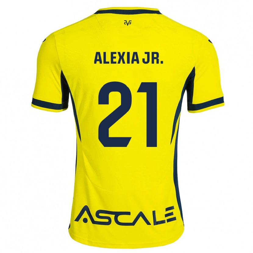 Danxen Femme Maillot Alexia Blanco Llacuno #21 Jaune Noir Rouge Tenues Domicile 2026/27 T-Shirt