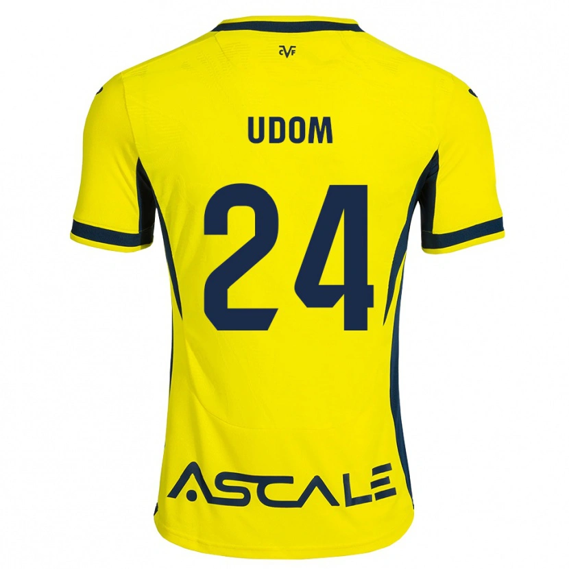 Danxen Femme Maillot Ekerette Udom #24 Jaune Noir Rouge Tenues Domicile 2026/27 T-Shirt