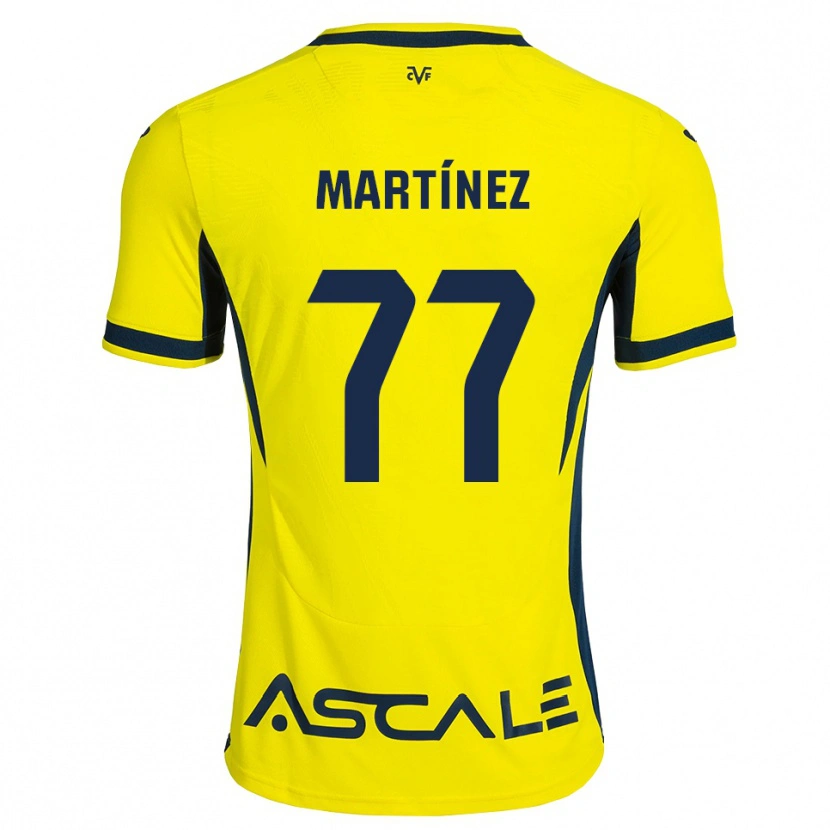 Danxen Femme Maillot Enric Martínez #77 Jaune Noir Rouge Tenues Domicile 2026/27 T-Shirt