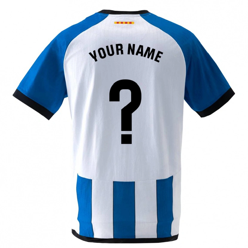 Danxen Femme Maillot Votre Nom #0 Bleu Royal Blanc Tenues Domicile 2026/27 T-Shirt