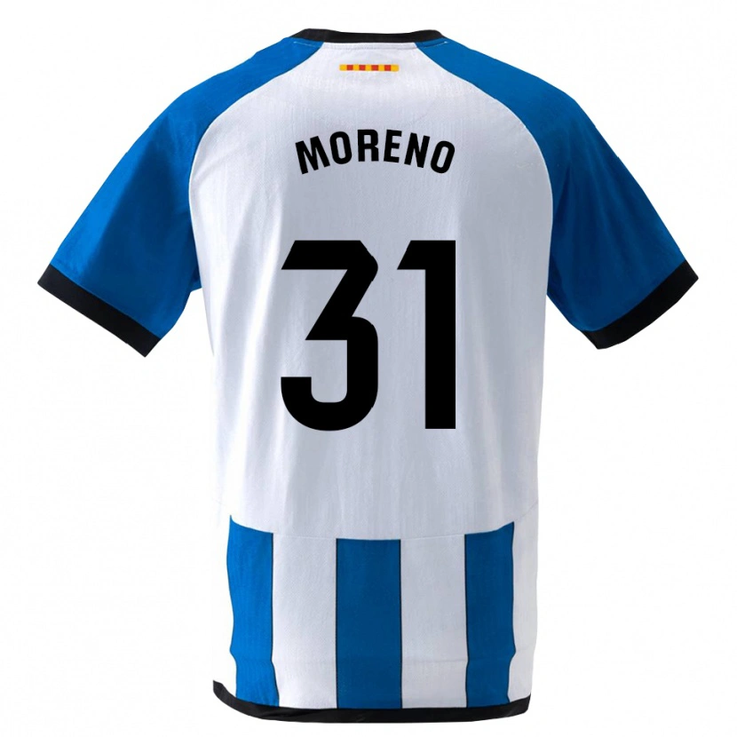 Danxen Femme Maillot Jan Moreno #31 Bleu Royal Blanc Tenues Domicile 2026/27 T-Shirt