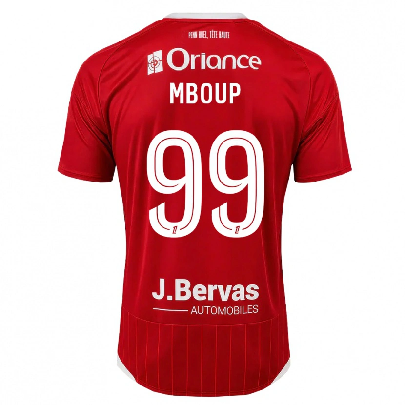 Danxen Femme Maillot Pathé Mboup #99 Blanc Rouge Tenues Domicile 2026/27 T-Shirt
