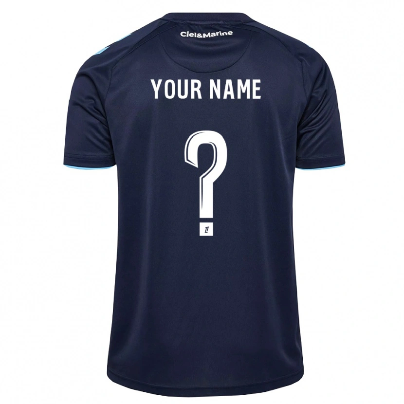 Danxen Femme Maillot Votre Nom #0 Bleu Barbeau Bleu Nuit Tenues Domicile 2026/27 T-Shirt
