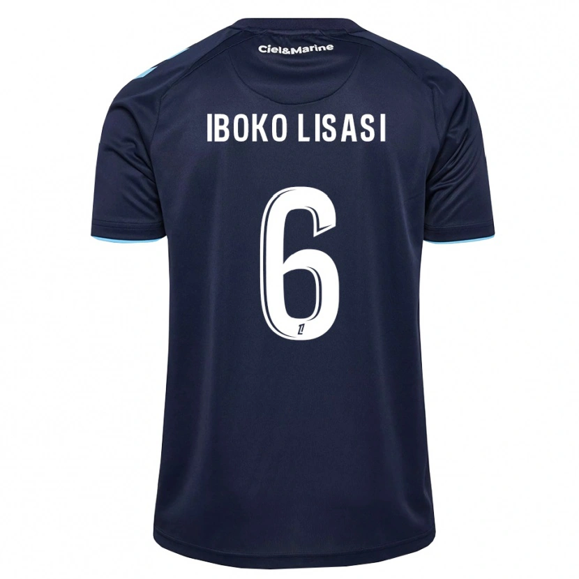 Danxen Femme Maillot Malachie Iboko Lisasi #6 Bleu Barbeau Bleu Nuit Tenues Domicile 2026/27 T-Shirt