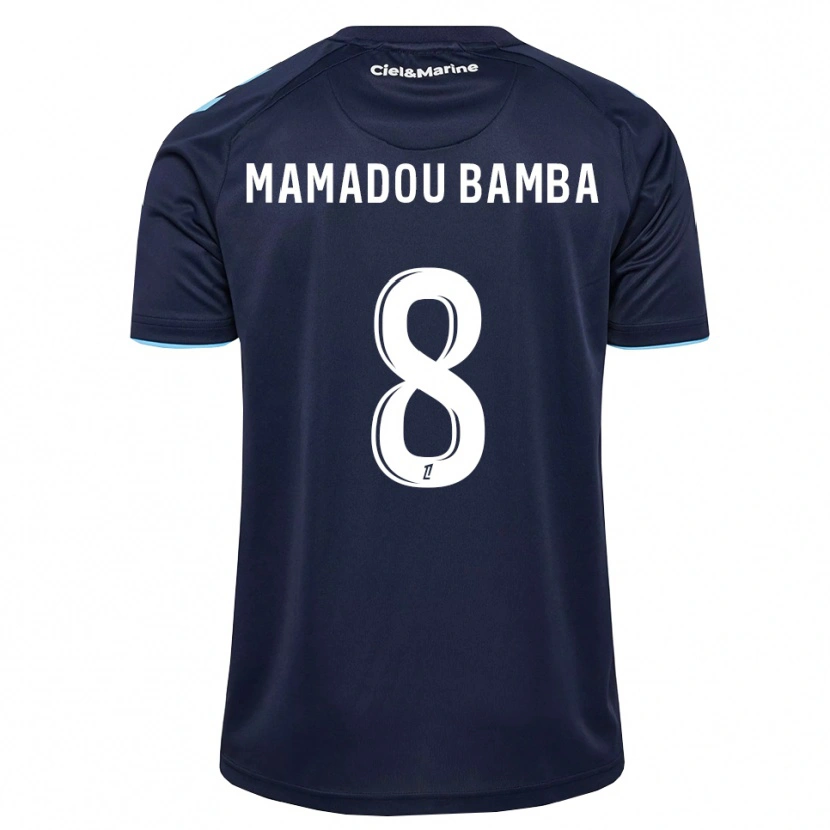 Danxen Femme Maillot Ben Mamadou Bamba #8 Bleu Barbeau Bleu Nuit Tenues Domicile 2026/27 T-Shirt