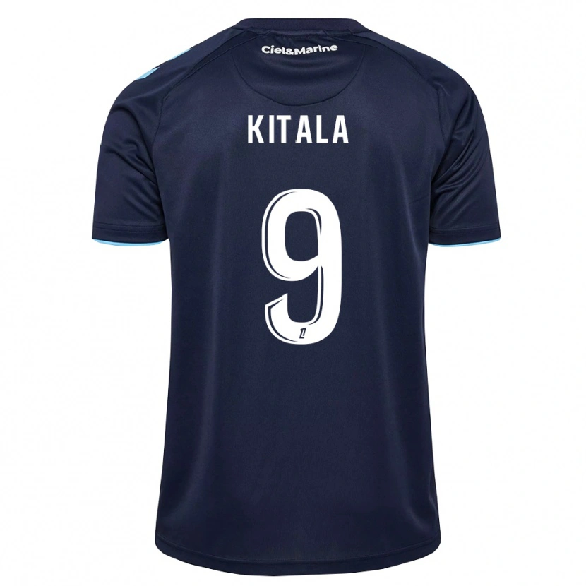 Danxen Femme Maillot Yann Kitala #9 Bleu Barbeau Bleu Nuit Tenues Domicile 2026/27 T-Shirt