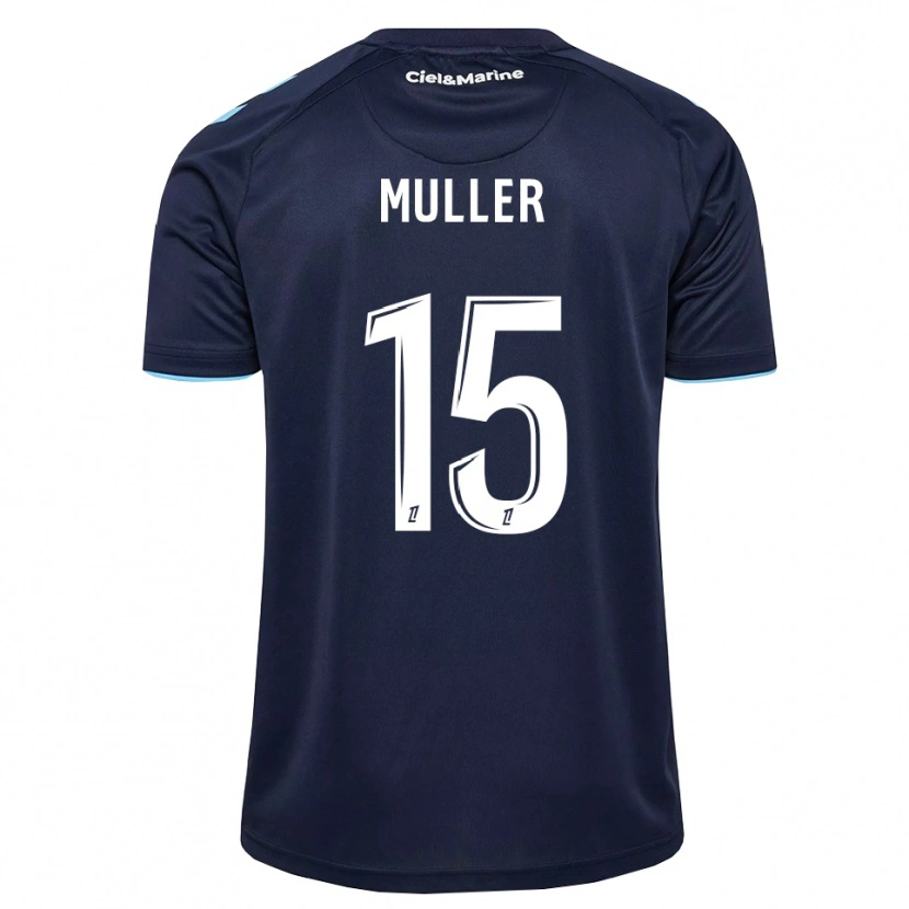 Danxen Femme Maillot Laura Muller #15 Bleu Barbeau Bleu Nuit Tenues Domicile 2026/27 T-Shirt