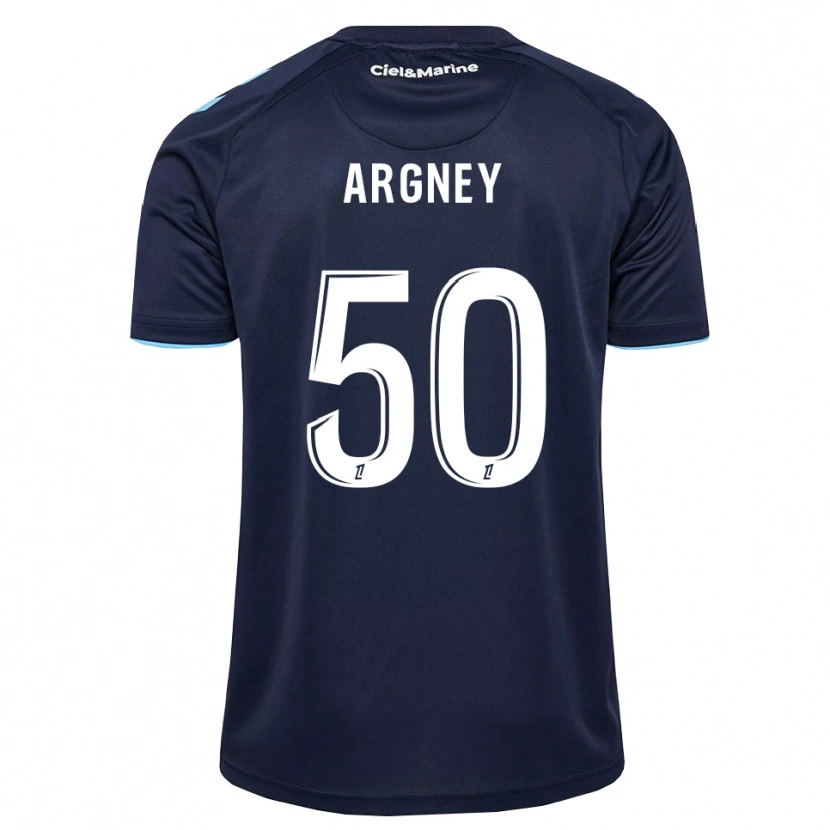 Danxen Femme Maillot Paul Argney #50 Bleu Barbeau Bleu Nuit Tenues Domicile 2026/27 T-Shirt