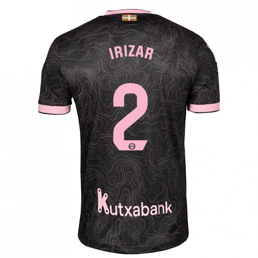 Danxen Femme Maillot Manex Irizar #2 Noir Rose Tenues Extérieur 2026/27 T-Shirt