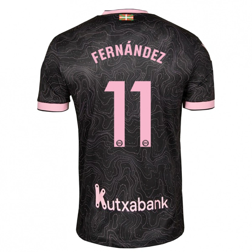 Danxen Femme Maillot Imanol Fernández #11 Noir Rose Tenues Extérieur 2026/27 T-Shirt