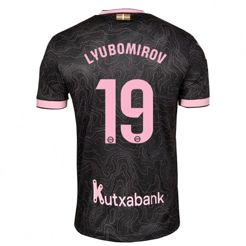 Danxen Femme Maillot Daniel Lyubomirov #19 Noir Rose Tenues Extérieur 2026/27 T-Shirt