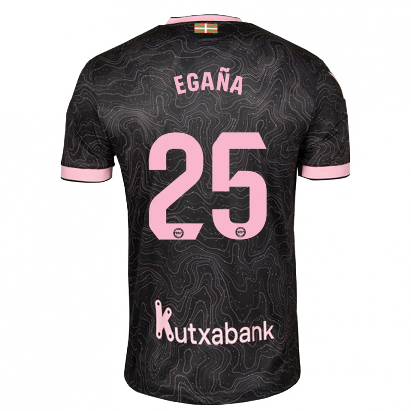 Danxen Femme Maillot Eider Egaña #25 Noir Rose Tenues Extérieur 2026/27 T-Shirt
