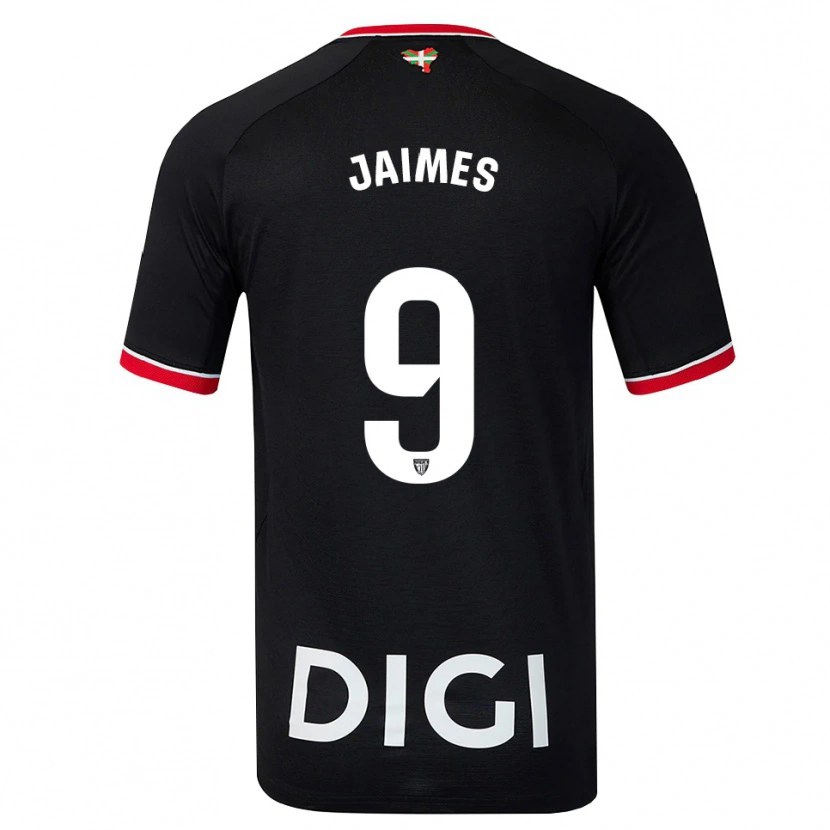 Danxen Femme Maillot Andrés Jaimes #9 Noir Blanc Rouge Tenues Extérieur 2026/27 T-Shirt