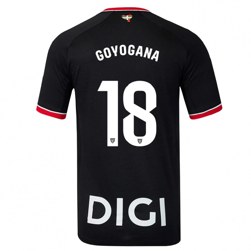 Danxen Femme Maillot Unax Goyogana #18 Noir Blanc Rouge Tenues Extérieur 2026/27 T-Shirt