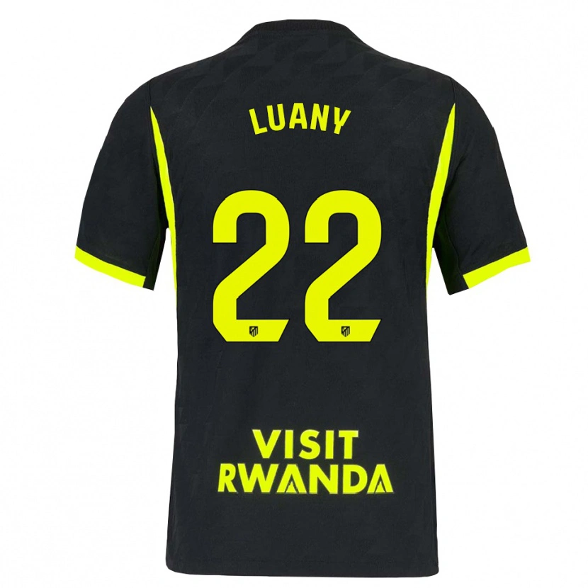Danxen Femme Maillot Luany Vitória Da Silva Rosa #22 Vert Vif Noir Tenues Extérieur 2026/27 T-Shirt