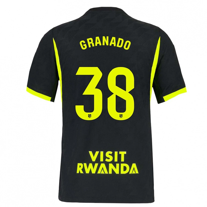 Danxen Femme Maillot Adrian Granado #38 Vert Vif Noir Tenues Extérieur 2026/27 T-Shirt