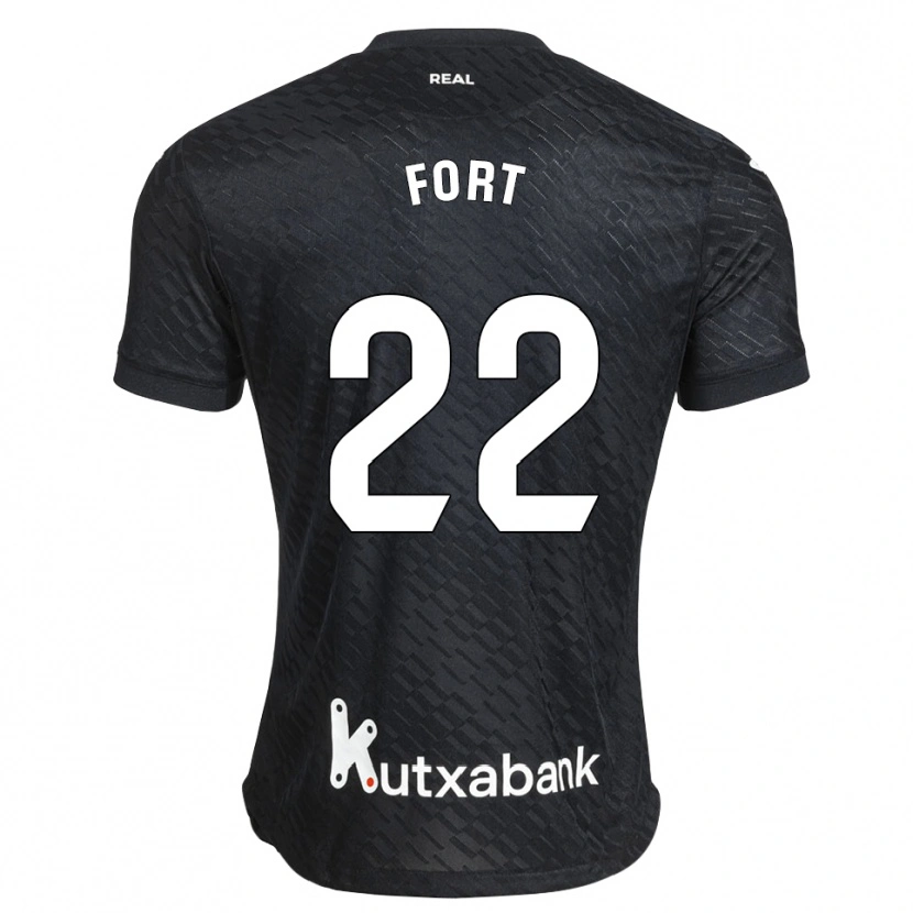 Danxen Femme Maillot Héctor Fort #22 Noir Blanc Tenues Extérieur 2026/27 T-Shirt