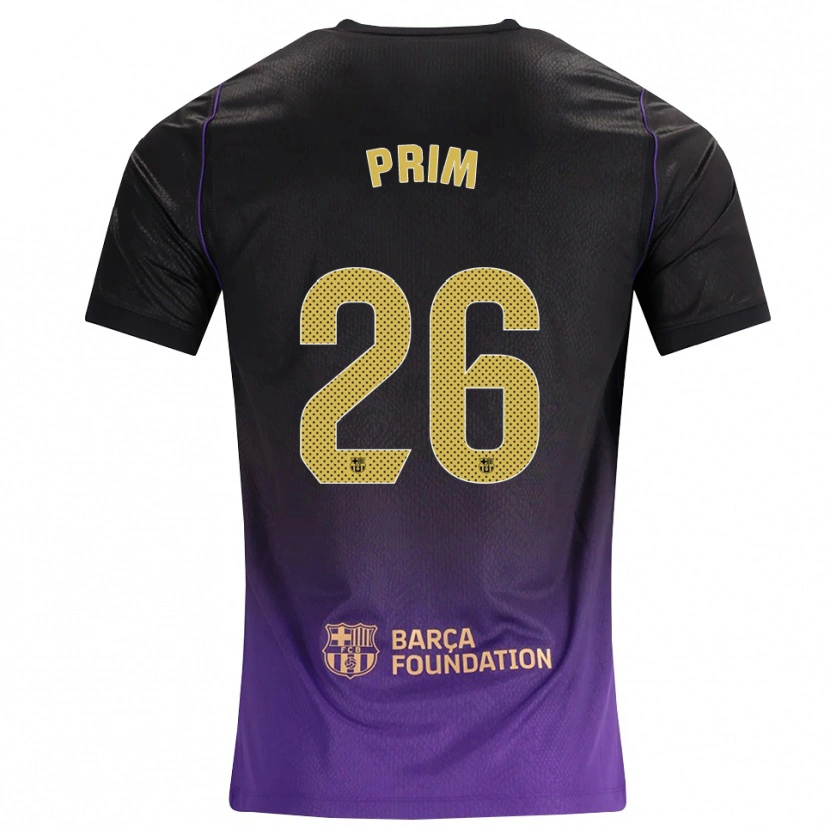 Danxen Femme Maillot Pau Prim #26 Violet Jaune Noir Tenues Extérieur 2026/27 T-Shirt