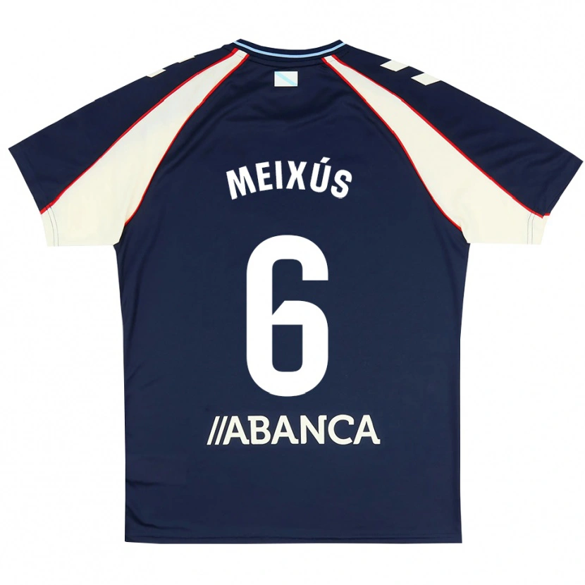 Danxen Femme Maillot Pablo Meixús #6 Bleu Royal Rouge Blanc Tenues Extérieur 2026/27 T-Shirt