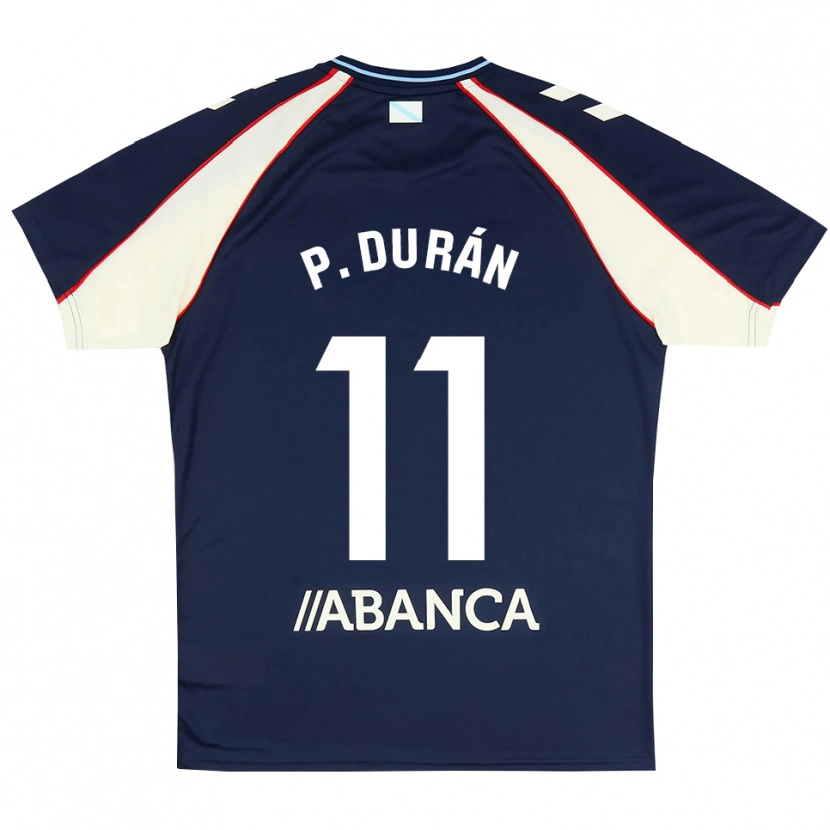 Danxen Femme Maillot Pablo Durán #11 Bleu Royal Rouge Blanc Tenues Extérieur 2026/27 T-Shirt