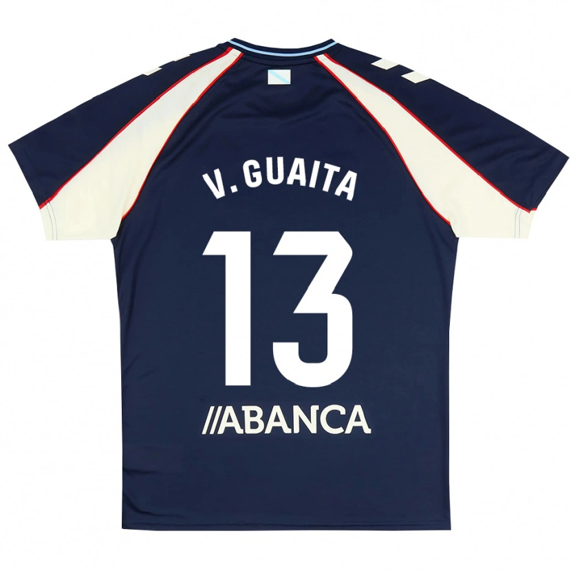 Danxen Femme Maillot Vicente Guaita #13 Bleu Royal Rouge Blanc Tenues Extérieur 2026/27 T-Shirt