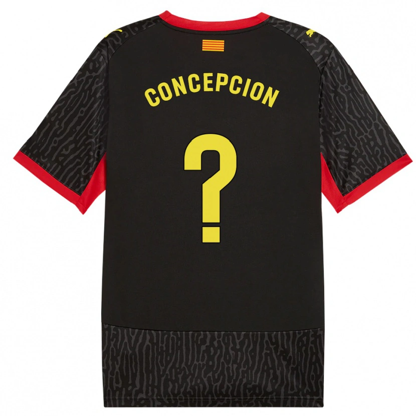 Danxen Femme Maillot Elian Concepción #0 Noir Jaune Rouge Tenues Extérieur 2026/27 T-Shirt
